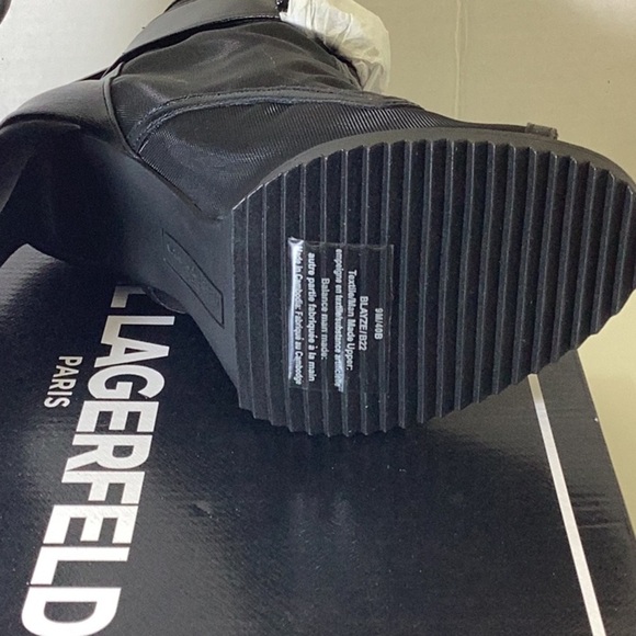 KARL LAGERFELD
Crystal Embellishments Lace-Up Boots - Picture 12 of 13